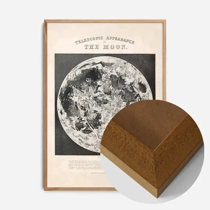21x30cm | 8¼ x 11¾in / Oak Wood Frame