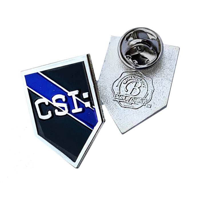 Thin Blue Line Police Sheriff CSI Crime Scene Investigators Lapel Pin