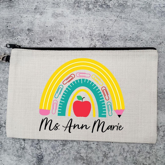 Tiny Human Wrangler Preschool Teacher Appreciation Gift - Personalized Teacher Tote Bag - Custom Teacher Appreciation Gift Bag - End of Year
