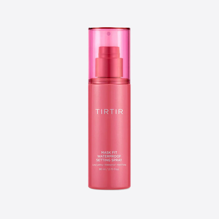 TIRTIR Mask Fit Waterproof Setting Spray  80mL Korean setting mist designed to lock makeup in place for up to 24 hours with a weightless, semi-matte finish