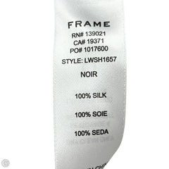 Top Short Sleeve By Frame In Black, Size: Xs