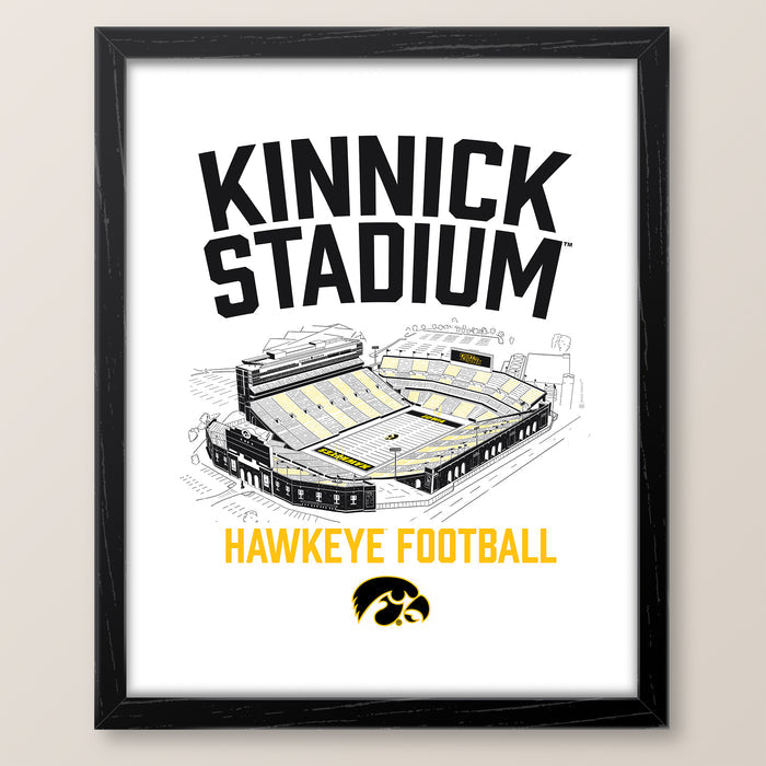 University of Iowa Kinnick Stadium Print