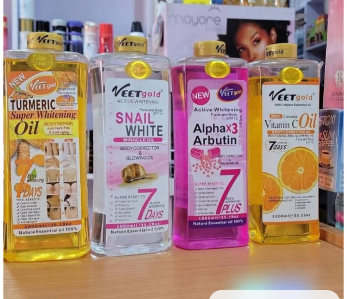Veetgold Clean & Clear Extra Whitening Stretch Mark oil 1000ml