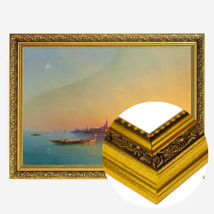 21x30cm | 8¼ x 11¾in / Gold Ornate Frame