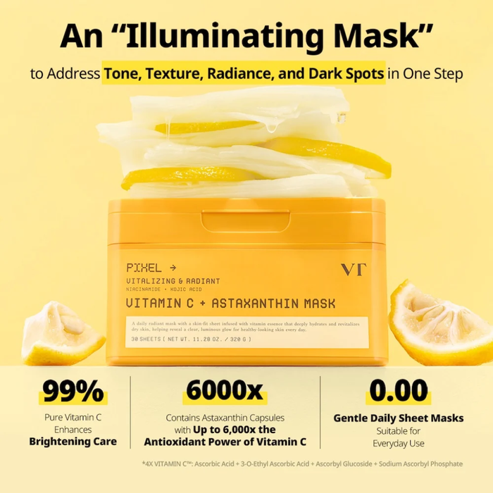 VT Cosmetics Vitamin C Astaxanthin Mask Nudie Glow Australia