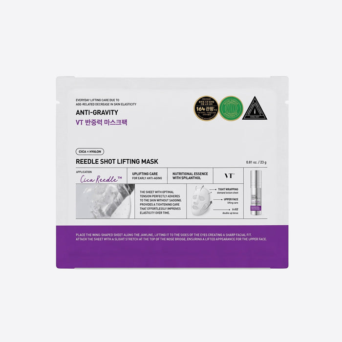 VT Cosmetics Reedle Shot Lifting Mask Korean sheet mask