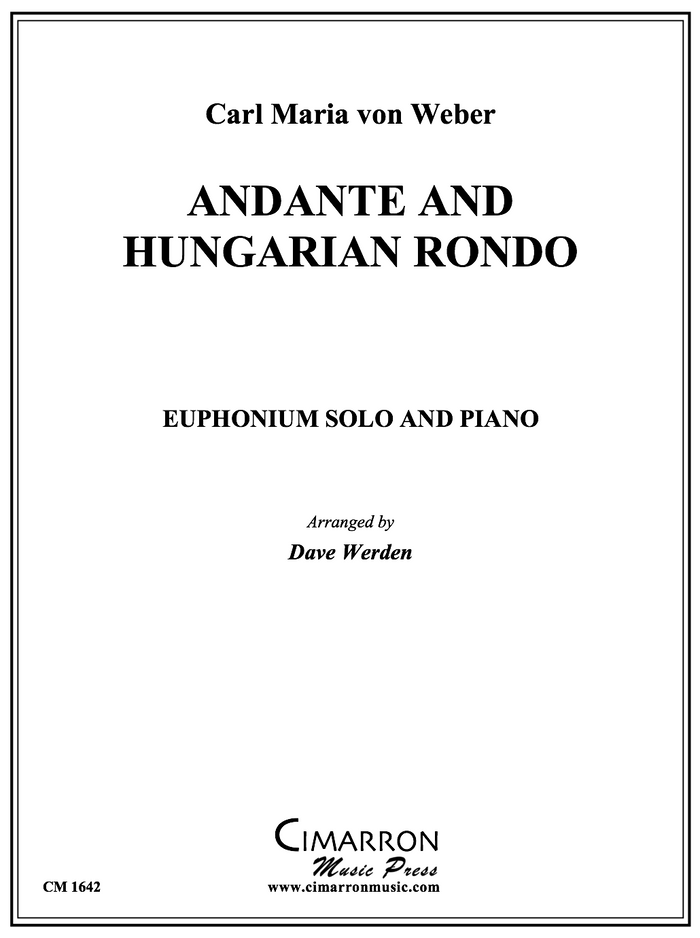 Weber - Andante and Hungarian Rondo - Euphonium and Piano