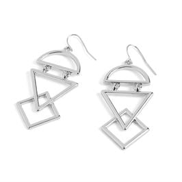 Whispers Layered Geometric Earring