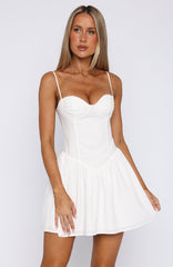You're A Problem Mini Dress White