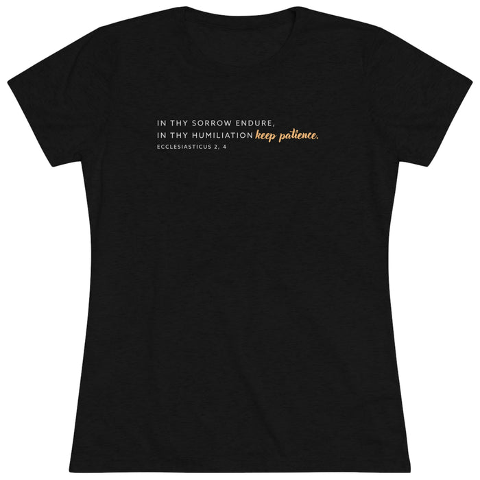 Women's Keep Patience Premium T-shirt