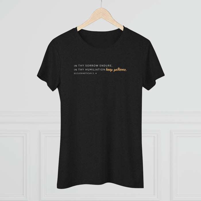Women's Keep Patience Premium T-shirt