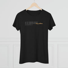 Women's Keep Patience Premium T-shirt