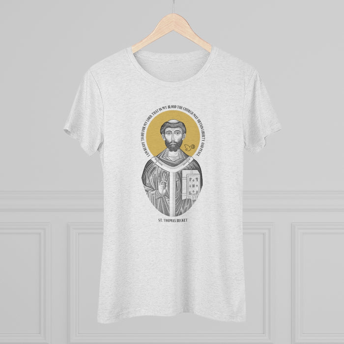 Women's Saint Thomas Becket Premium T-shirt