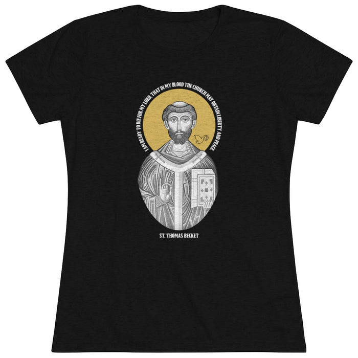 Women's Saint Thomas Becket Premium T-shirt