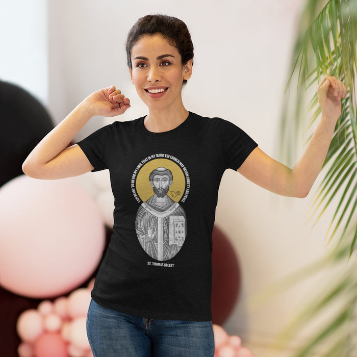 Women's Saint Thomas Becket Premium T-shirt